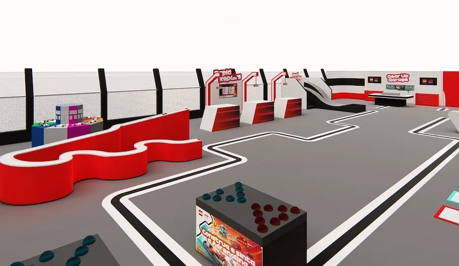 Experiência LEGO® Fórmula 1® Collection estreia no Brasil no RibeirãoShopping