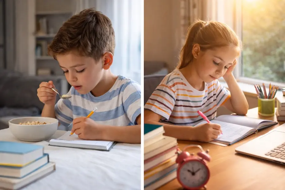 Manhã ou tarde? Veja prós e contras do horário de estudo do seu filho