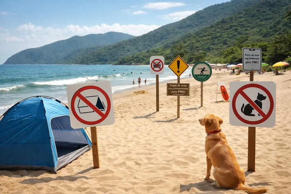 Praias sob regras: como a legislação vem reorganizando o uso da orla no litoral paulista