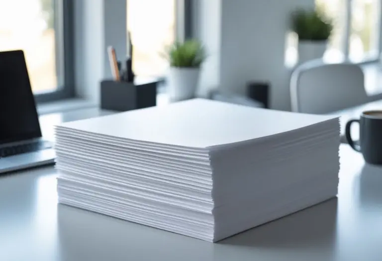 Resma de papel A4: praticidade e durabilidade no escritório