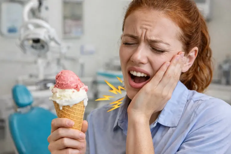 Sentiu choque nos dentes ao tomar sorvete? Entenda o que isso significa e quando procurar um dentista