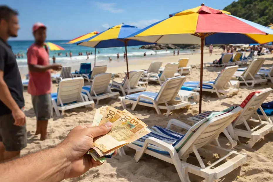 Verão expõe abusos nas praias: até onde vai a cobrança por cadeiras e guarda-sol?