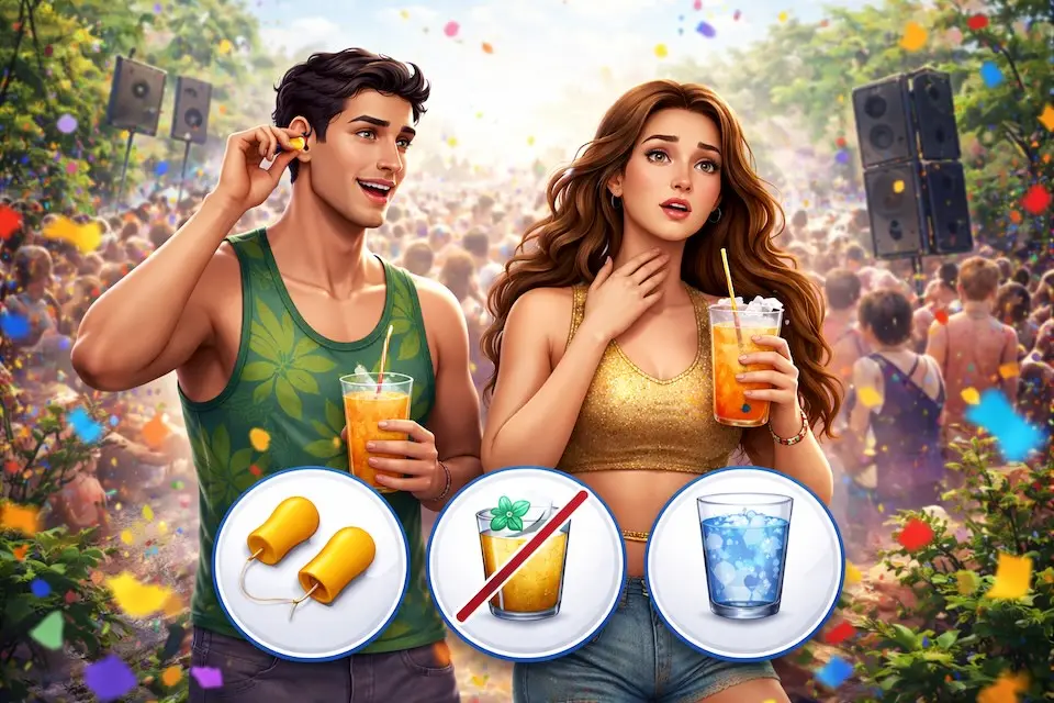 Carnaval pede cuidados com ouvido e garganta