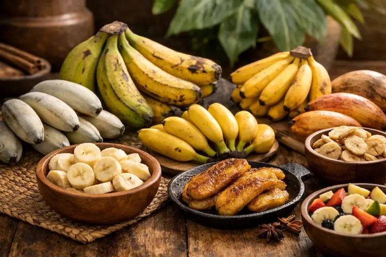 Do prato principal à sobremesa: conheça os tipos de banana e como usar cada um na cozinha