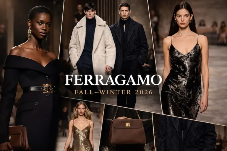 Ferragamo revisita os anos 1920 e apresenta a coleção Fall–Winter 2026 em Milão