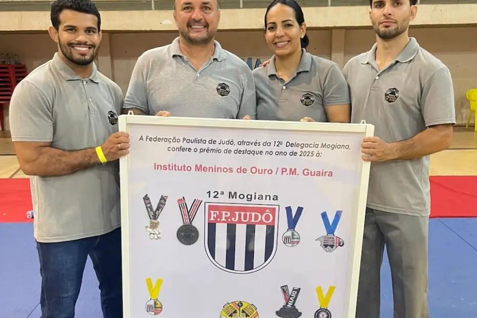 Judô de Guaíra conquista Prêmio “Top 10” da Federação Paulista e consolida sucesso de projeto social