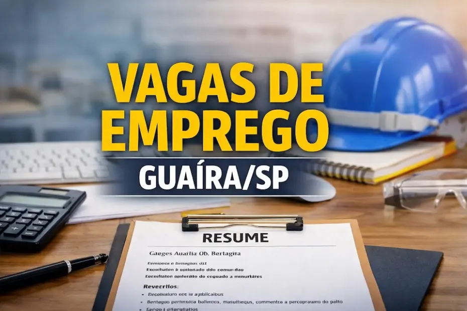 Vaga de emprego em Guaíra/SP: Auxiliar de Produção