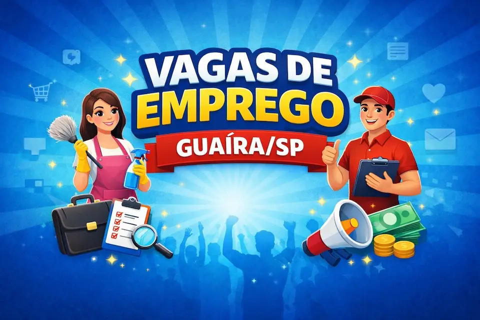 Tem vaga aberta em Guaíra: oportunidades para vendas e serviços domésticos