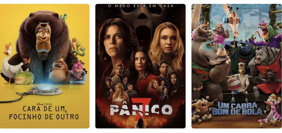 Cine Energia Guaíra divulga programação de 12 a 19 de março com animação, suspense e terror