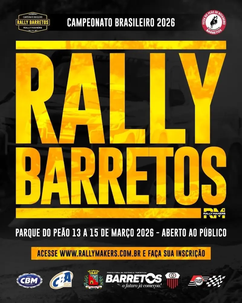 Rally Barretos movimenta a Estância Turística de Barretos de 13 a 15 de março