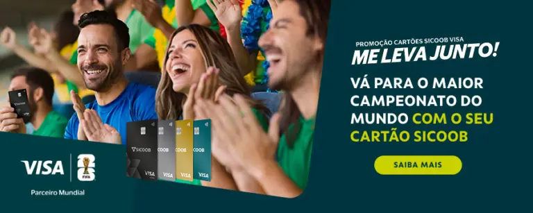 Sicoob e Visa lançam promoção “Me Leva Junto” que levará cooperados para assistir à Copa do Mundo da FIFA 2026™