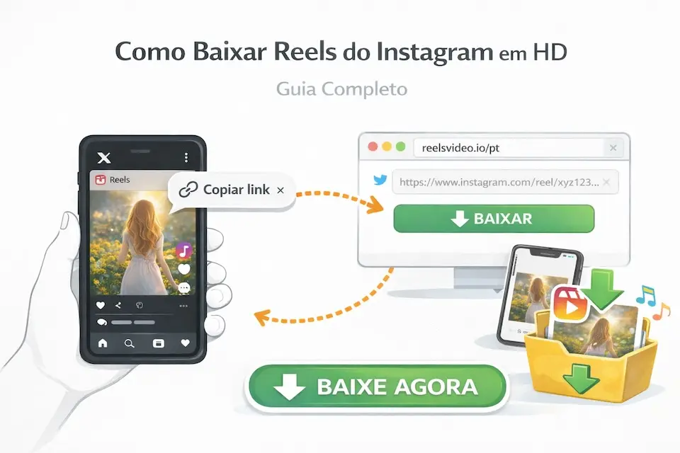 Como Baixar Reels do Instagram em HD — Grátis e Sem App
