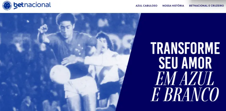 Betnacional transforma a paixão cruzeirense colorindo de azul as memórias da torcida