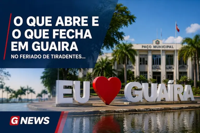 O que abre e o que fecha em Guaíra no feriado de Tiradentes