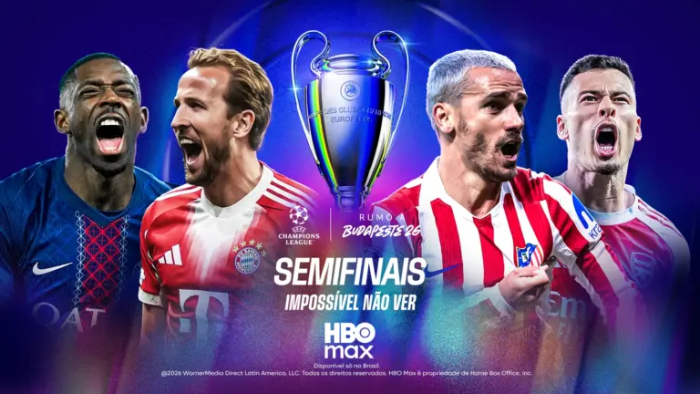 TNT Sports realiza a cobertura completa dos jogos de ida das semifinais da UEFA Champions League 2025/26