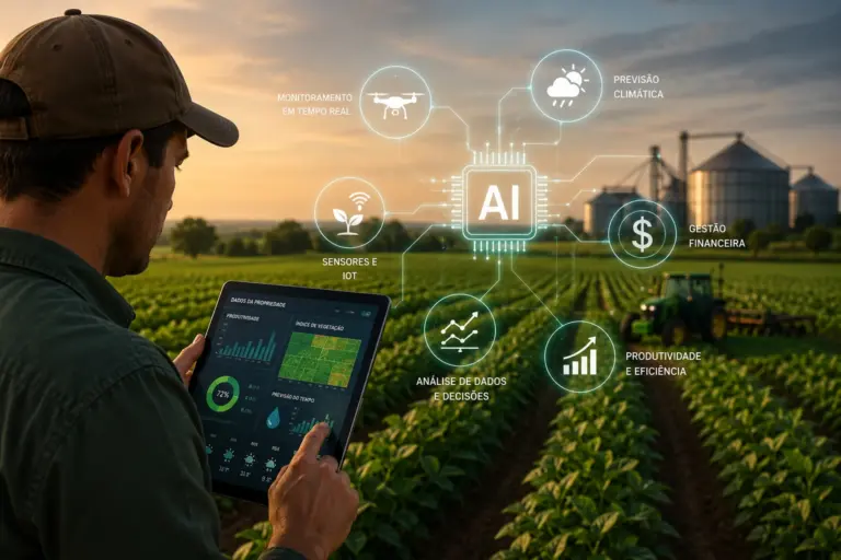 Agro brasileiro acelera uso de inteligência artificial para ganhar produtividade e reduzir riscos