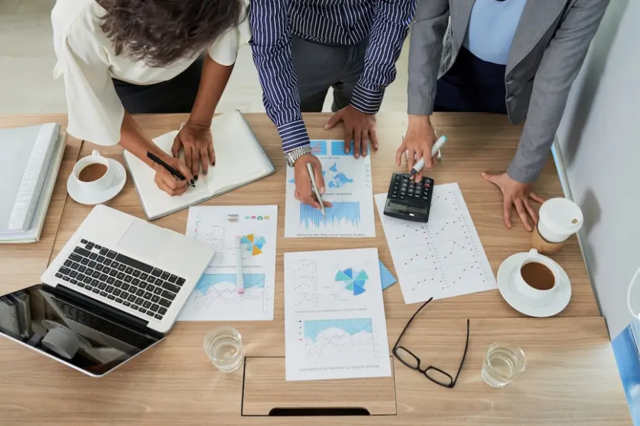 Como empresas organizam suas informações financeiras para análise de desempenho?