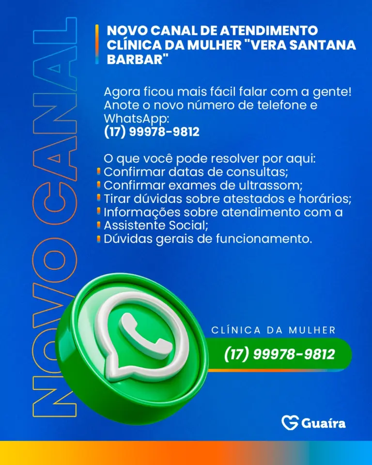 Prefeitura de Guaíra amplia serviços e anuncia novo canal de atendimento na Clínica “Vera Santana Barbar”
