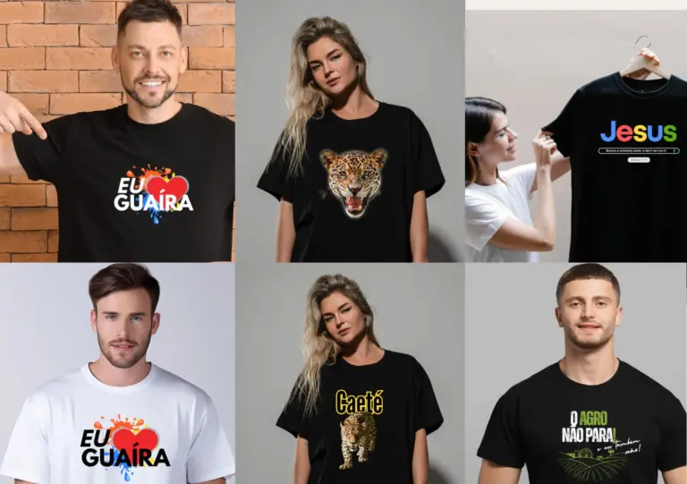CAMISETAS PERSONALIZADAS DOMUS 33 STORE TRANSFORMAM O AMOR POR GUAÍRA EM ESTILO E IDENTIDADE