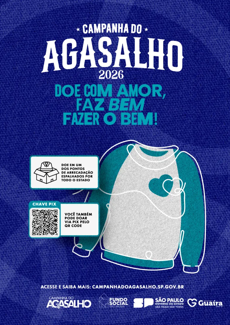 Fundo Social de Guaíra já lança Campanha do Agasalho 2026 com 19 pontos de arrecadação