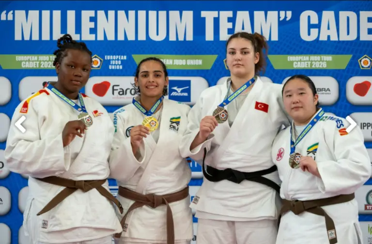 Judô de Guaíra brilha no mundo: atletas do projeto municipal conquistam o ouro em Portugal e no Brasileiro Sub-15