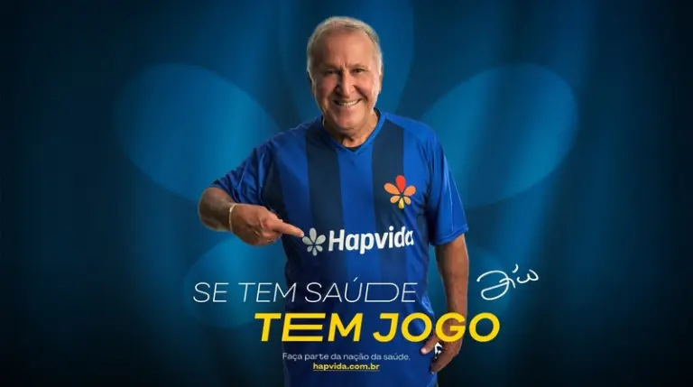 Zico é o novo Embaixador da Saúde da Hapvida e estrela campanha ‘Se tem saúde, tem jogo’
