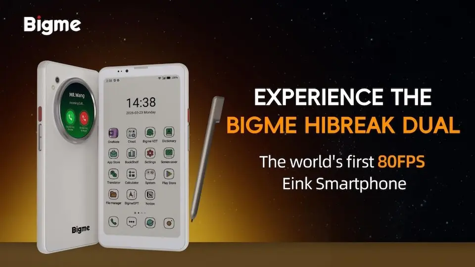 Bigme lança nova tecnologia de 80 FPS, aumentando significativamente a velocidade de exibição em telas de tinta eletrônica! 5
