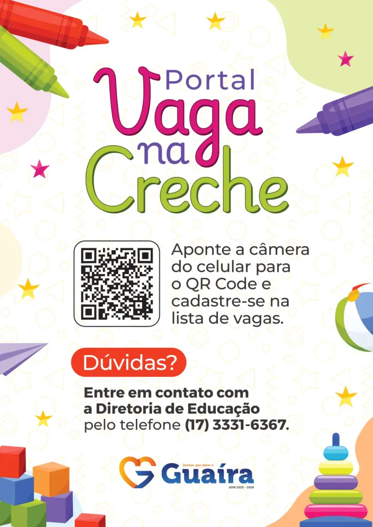 Guaíra digitaliza busca por vagas em creches