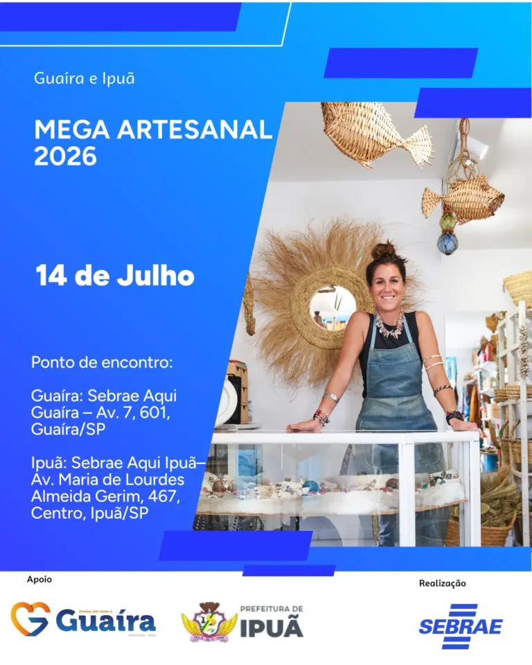 Guaíra e Ipuã abrem inscrições para missão à Mega Artesanal 2026