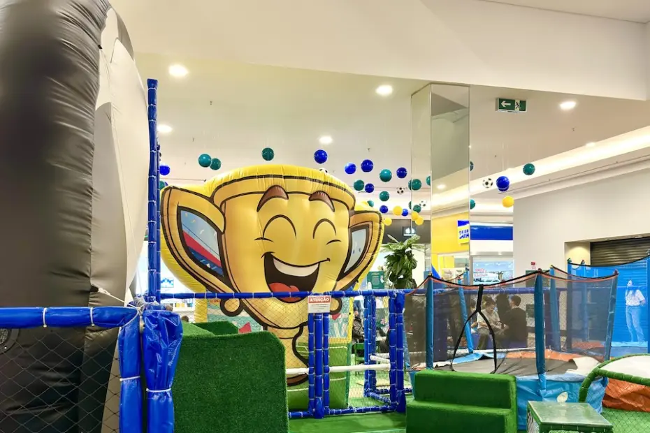 RibeirãoShopping inaugura atração infantil inspirada no universo do futebol