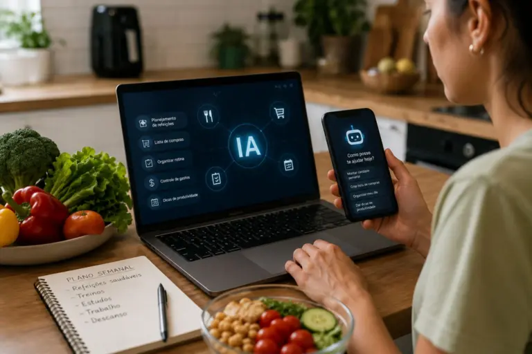 Brasileiros estão usando inteligência artificial até para organizar alimentação e rotina