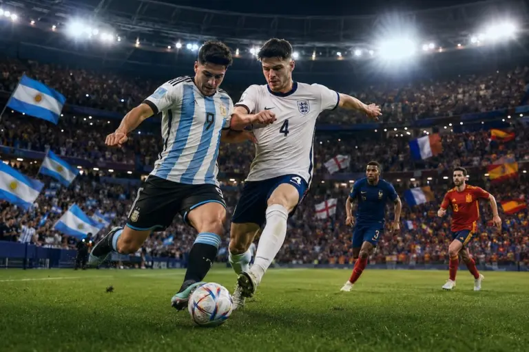 Copa 2026: Argentina e Inglaterra vencem na prorrogação e semifinais estão definidas