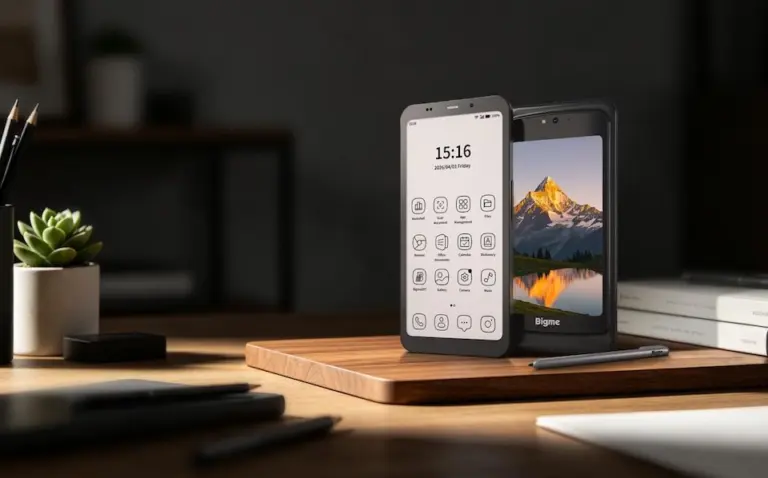 Primeiro smartphone E Ink de tela dupla grande do mundo com 80 FPS chegou ao Kickstarter em 10 de julho: Bigme HiBreak Dual 2 a partir de apenas US$ 544,50