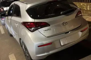 Hyundai HB20 apreendido durante ocorrência de furto em condomínio de Guaíra