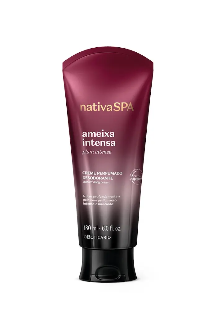 Creme Desodorante Perfumado Corporal Nativa SPA Ameixa Intensa 180 ml