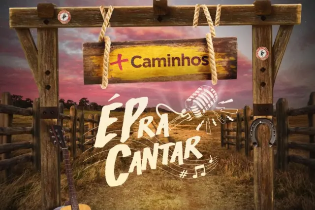 O reality ÉPra Cantar é apresentado por Tati Camargo e contou com banca formada por jurados artísticos e técnicos - Crédito: Divulgação