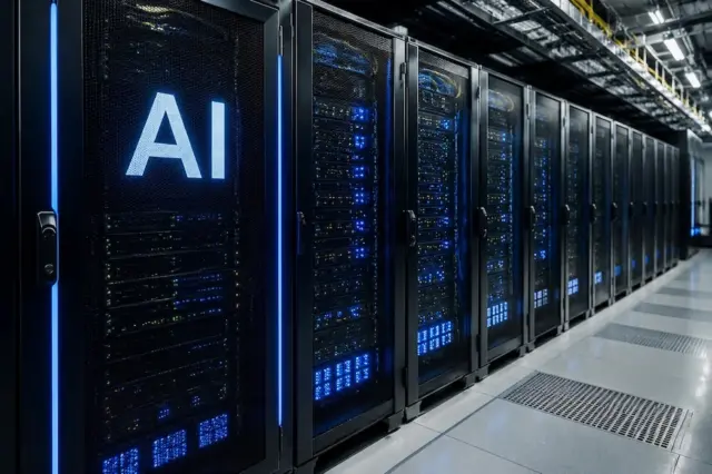 Servidor GPU dedicado para treinamento de IA e machine learning