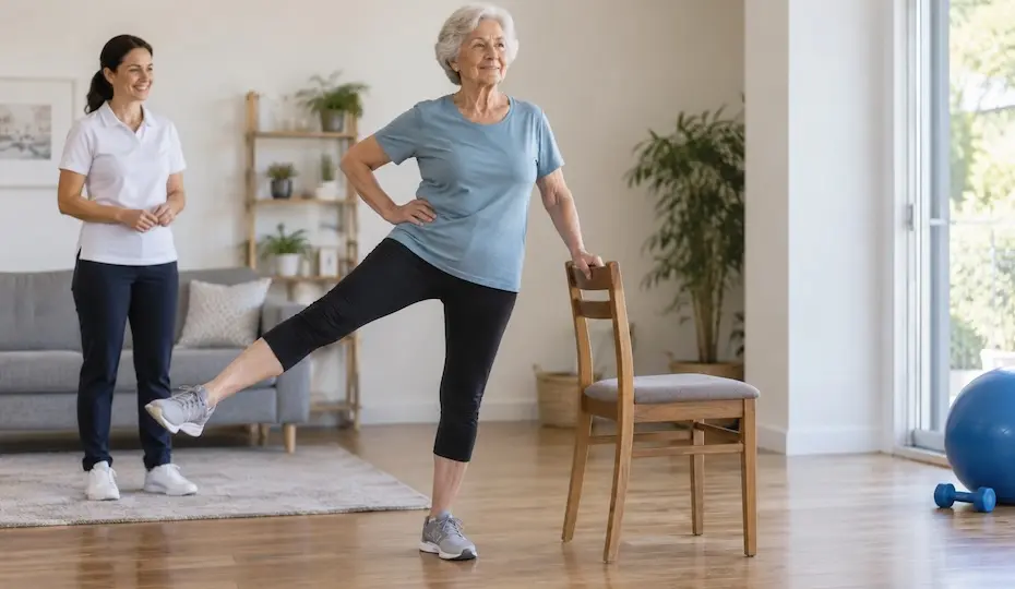 5 exercícios simples para preservar equilíbrio e mobilidade na terceira idade