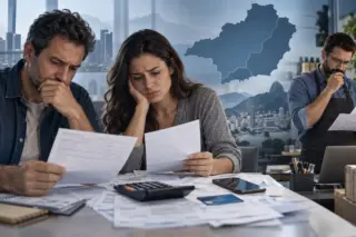 Consumidores e empresário analisam contas e dívidas no Sudeste