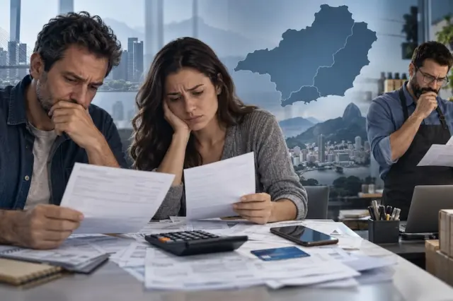 Consumidores e empresário analisam contas e dívidas no Sudeste