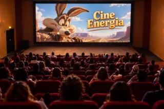 Sala de cinema com público durante sessão de filme em Guaíra