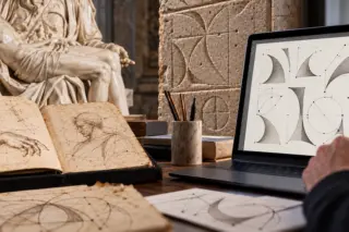 Escrita de Michelangelo inspira fonte digital disponível no Microsoft 365